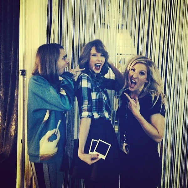 Taylor Swift, Cara Delevingne, Instagram, Ellie Goulding Taylor Swift, Cara Delevingne, Instagram, Ellie Goulding